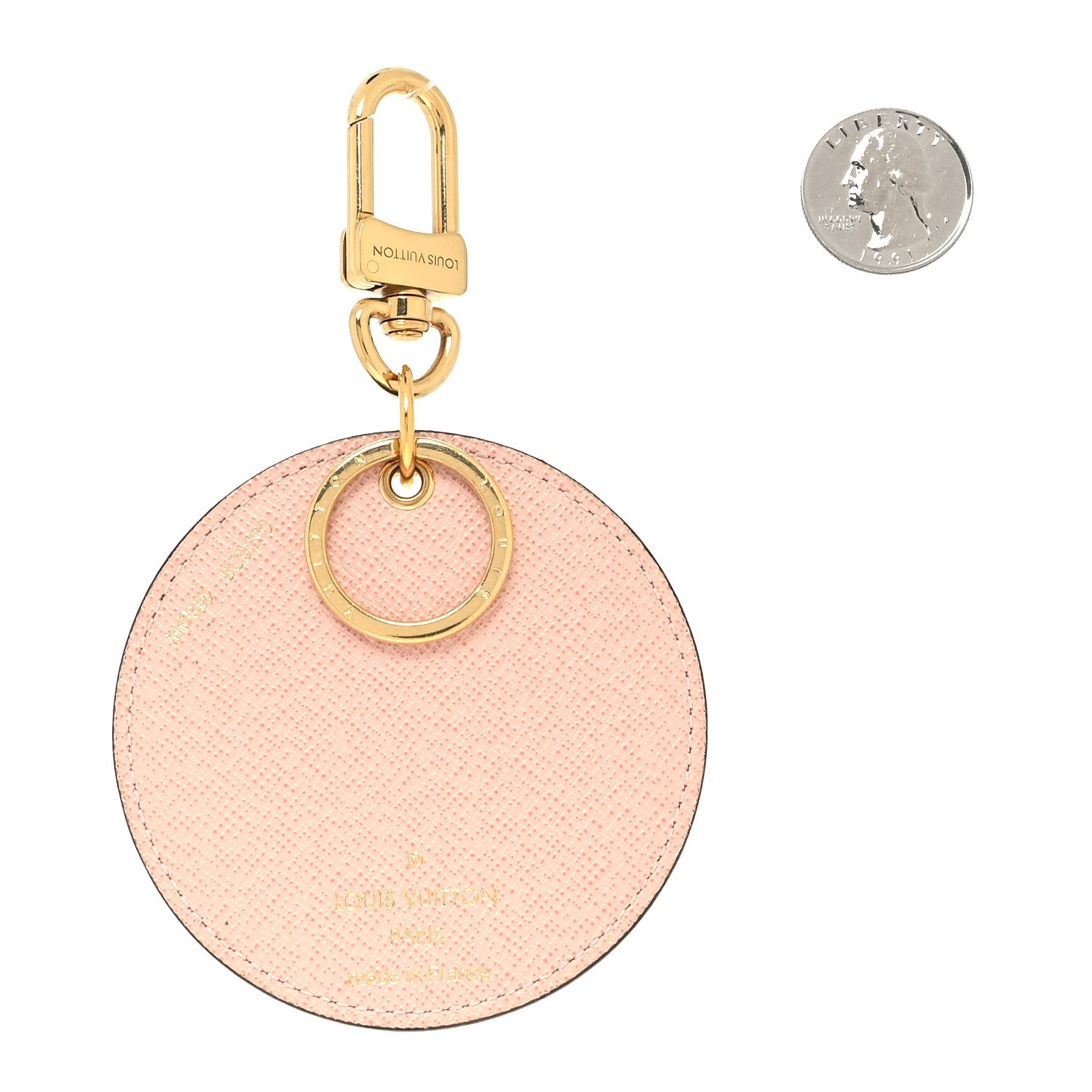 Louis Vuitton Monogram 2020 Christmas Animation Big Wheel Bag Charm Key Ring Rose Ballerine 2 of 4