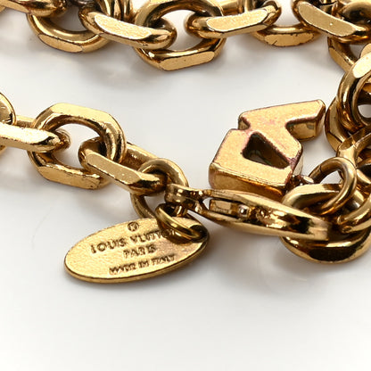 Louis Vuitton Love Letters Timeless Bracelet Gold 6 of 7