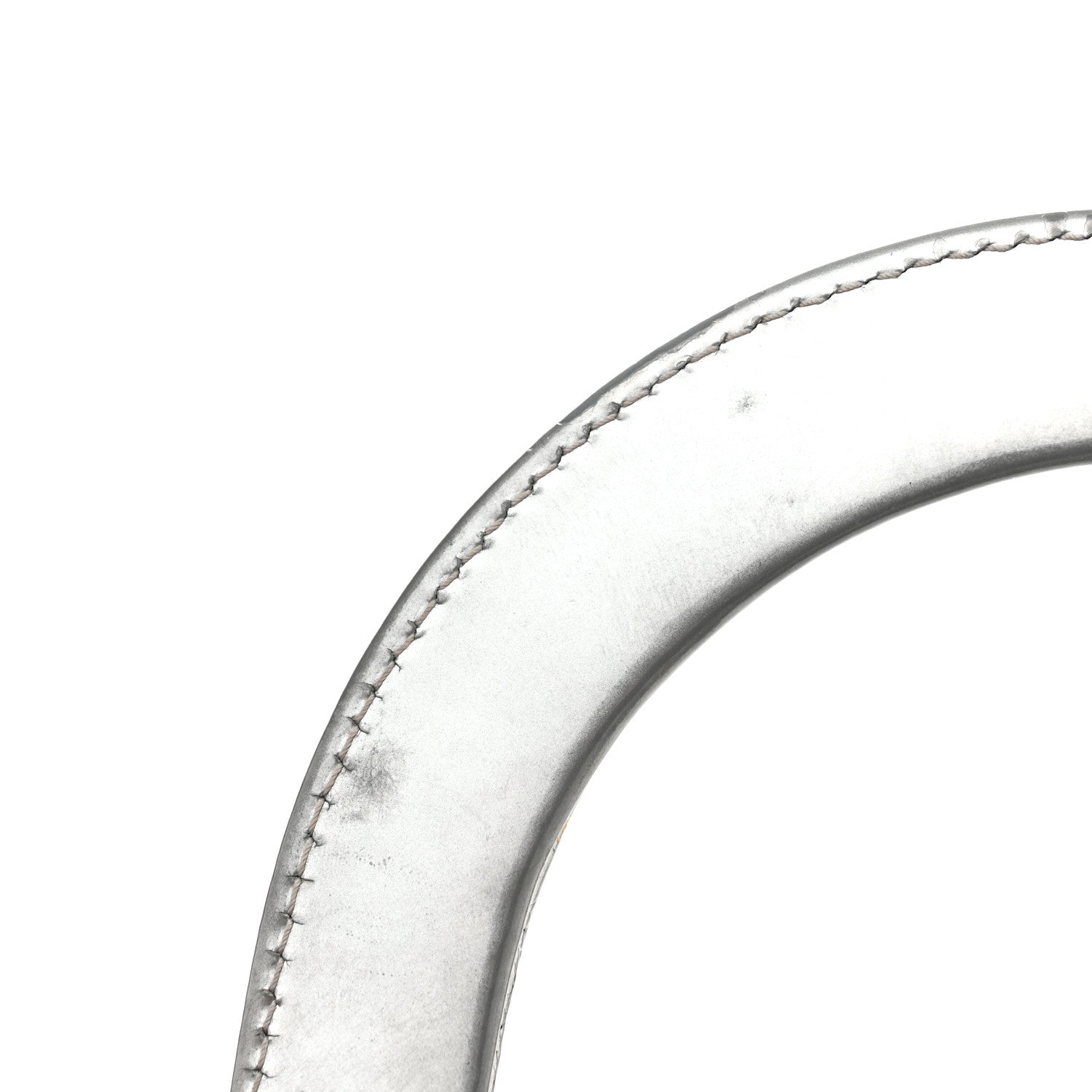 Christian Dior Metallic Patent Micro-Cannage Medium Lady Dior Silver 15 of 16