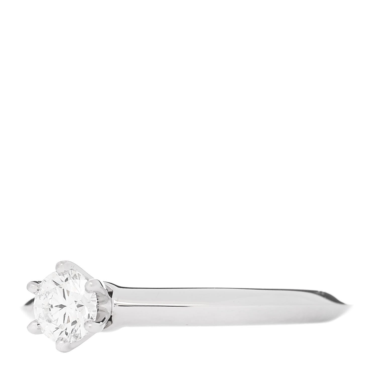 Tiffany Platinum Diamond .26ct Solitaire Engagement Ring 47 4 3 of 7