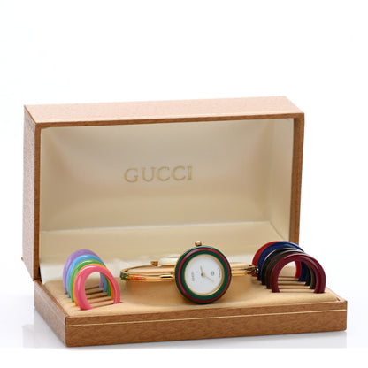 Gucci Stainless Steel 26mm Interchangeable Bezel Quartz Watch 5 of 5