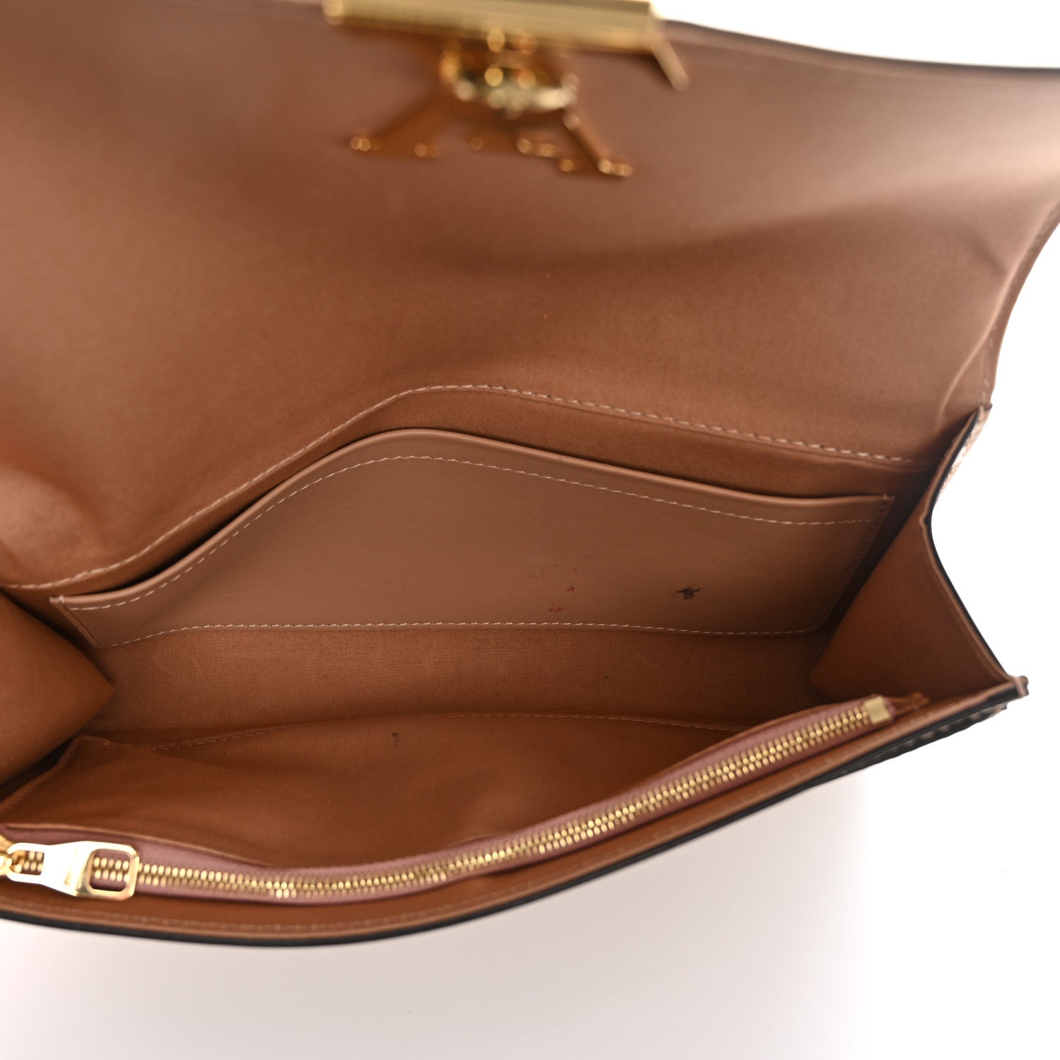 Louis Vuitton Patent Louise EW Clutch NM Nude 5 of 14