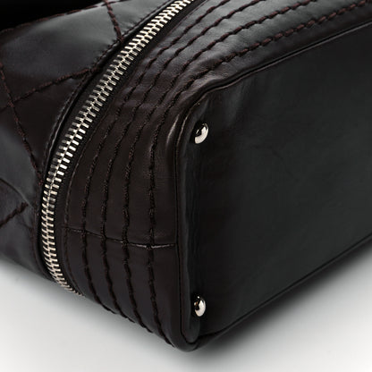 Chanel Calfskin Stitched Large Expandable Flap Bag Brown 9 of 10