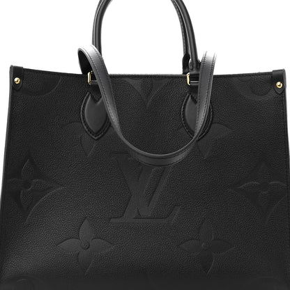 Louis Vuitton Empreinte Monogram Giant Onthego MM Black 7 of 9