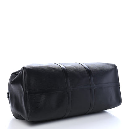 Louis Vuitton Epi Keepall 50 Black 3 of 9