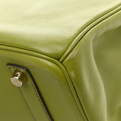 Hermes Swift Birkin 35 Vert Anis 15 of 19