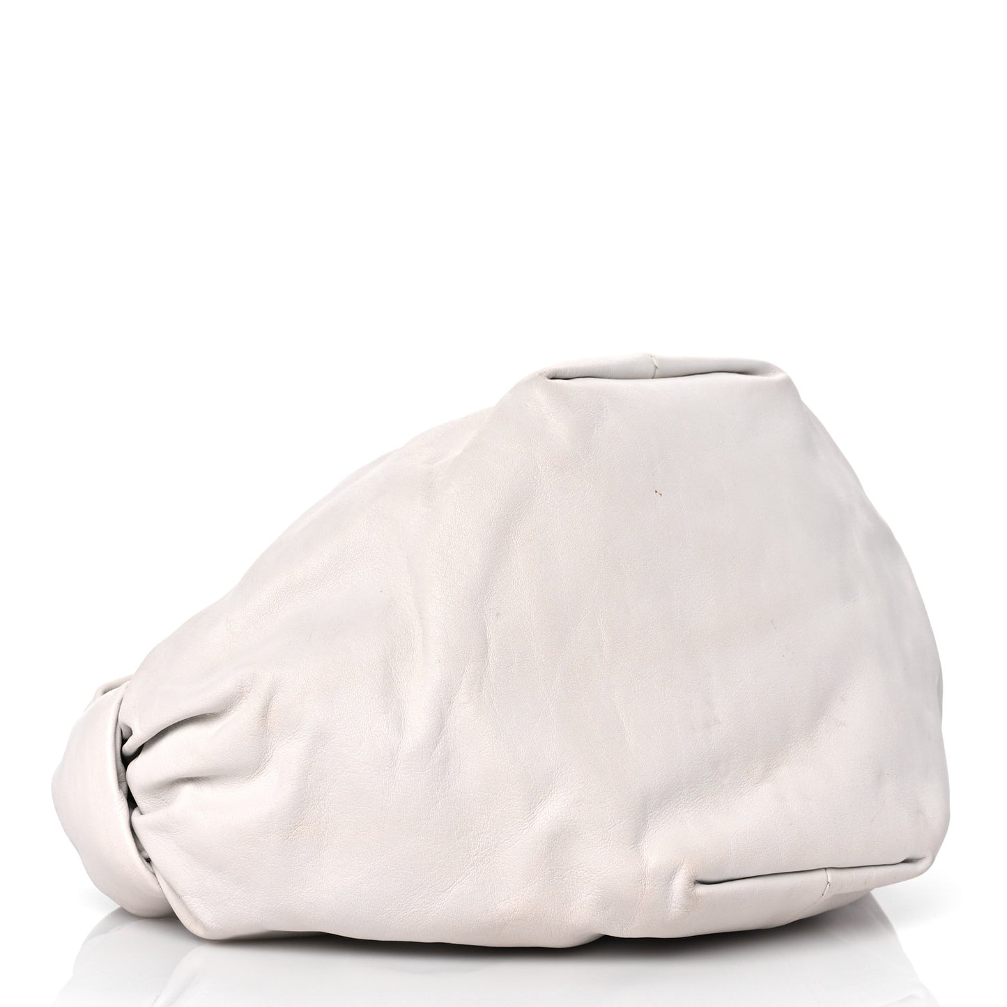 Calfskin Mini Double Knot Bag White