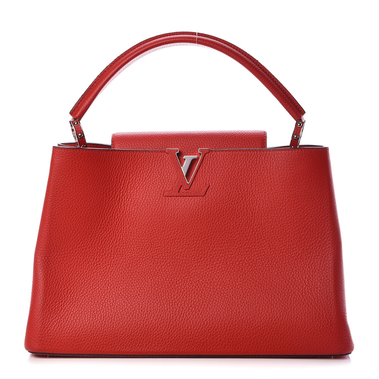 Louis Vuitton Taurillon Capucines MM Rubis 1 of 20