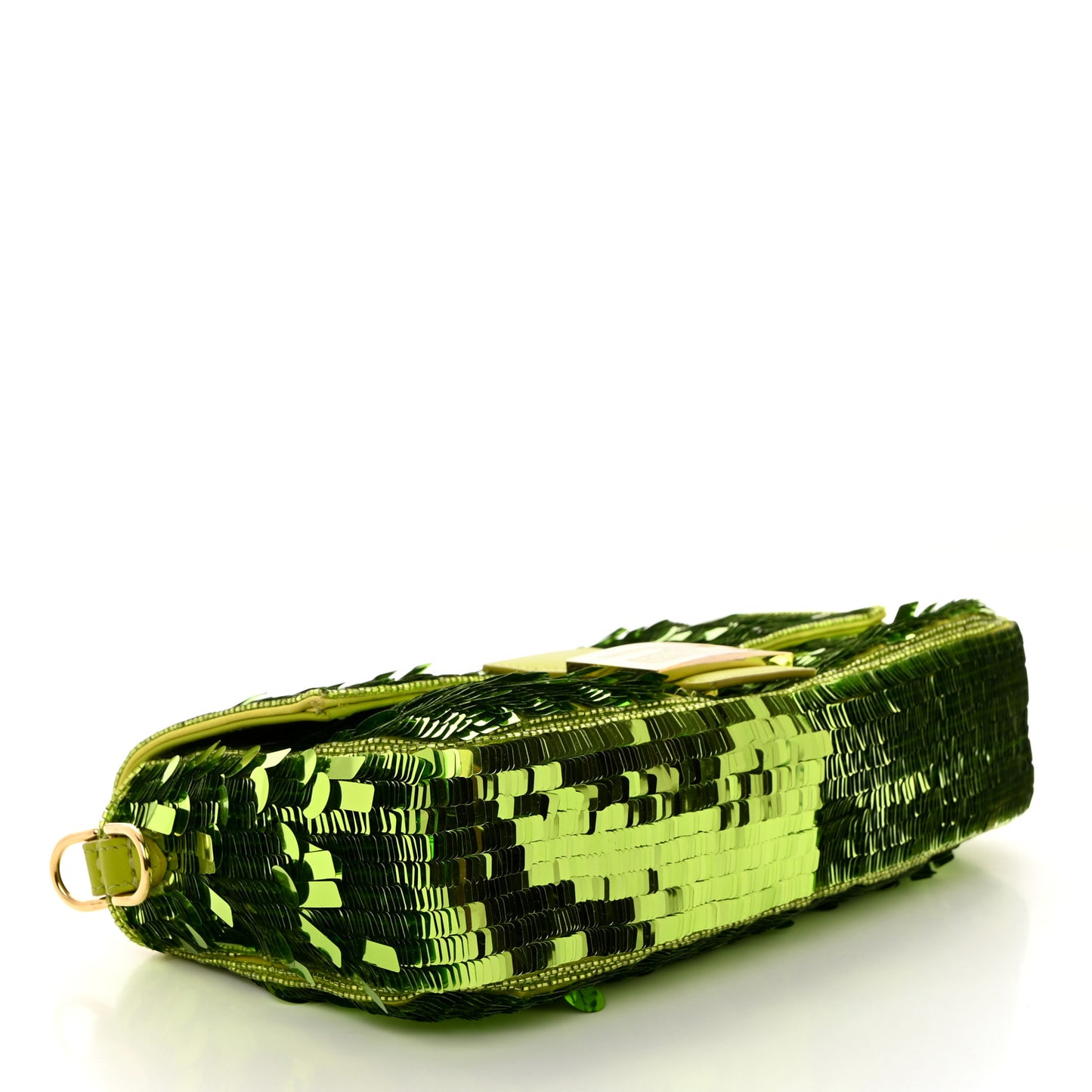 Sequin Paillettes Vitello Grace Sex and the City Baguette Wasabi