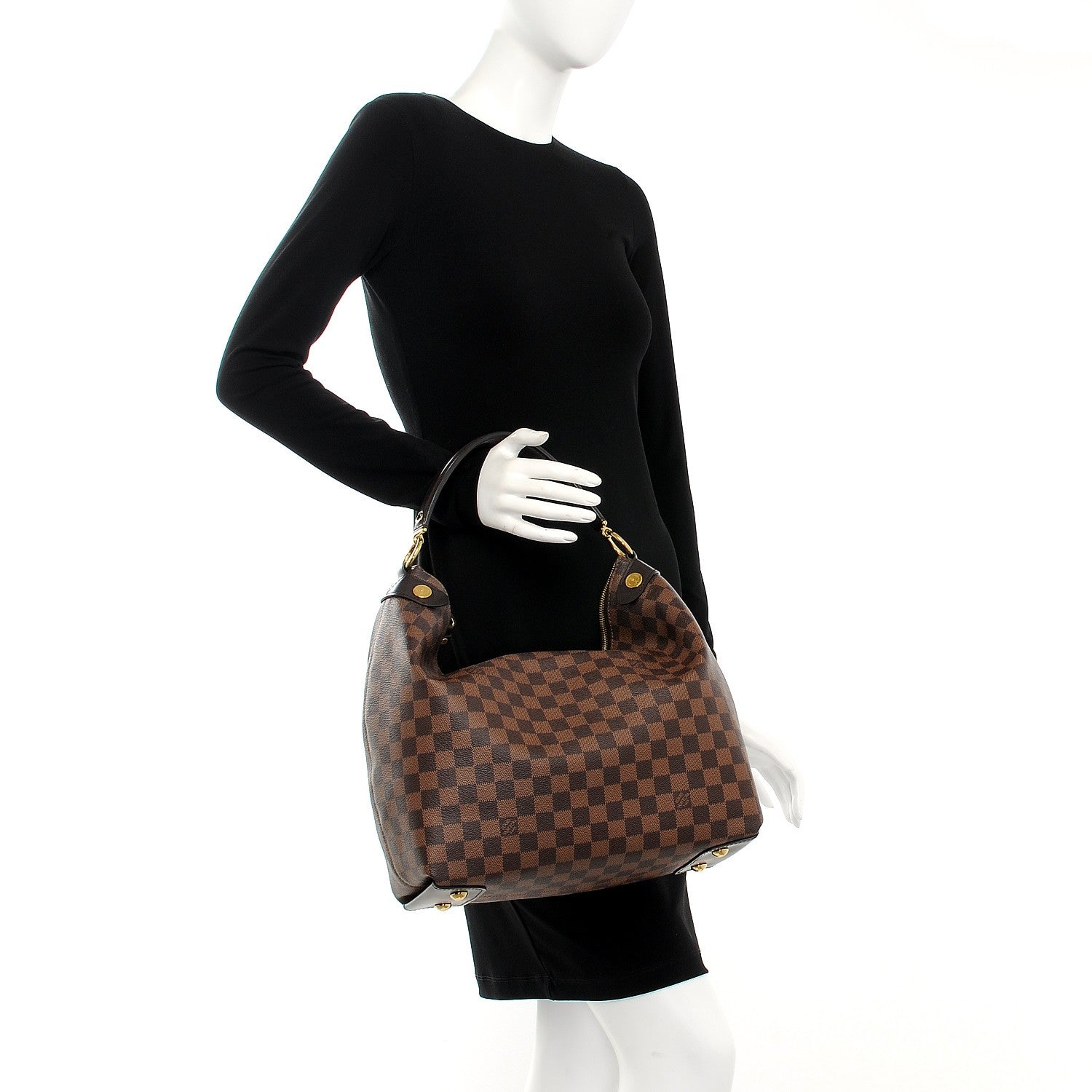 Louis Vuitton Damier Ebene Duomo Hobo 2 of 6