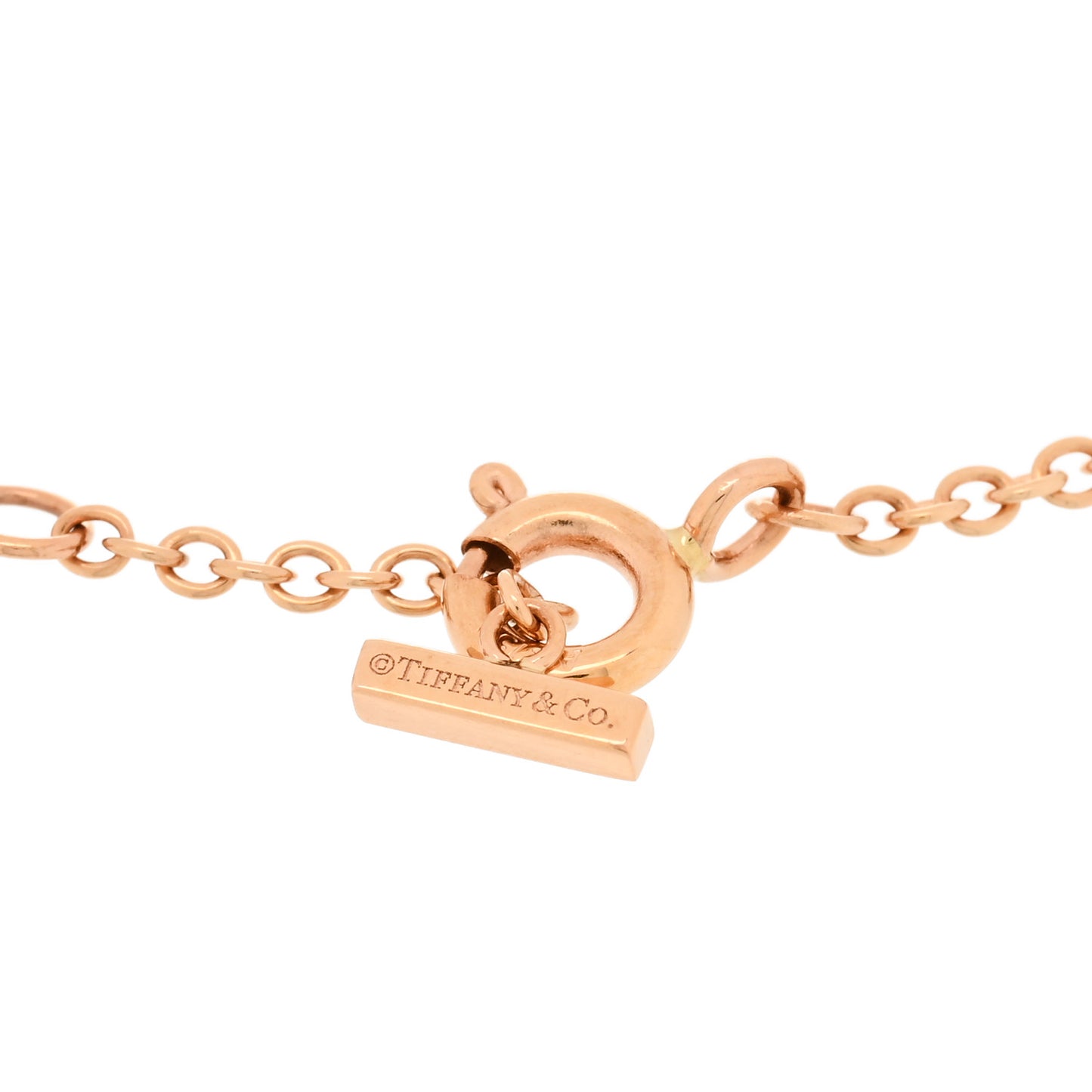 18K Rose Gold T Smile Bracelet