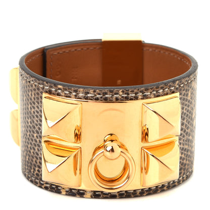 Hermes Lizard Collier De Chien CDC Bracelet S Ombre 2 of 5