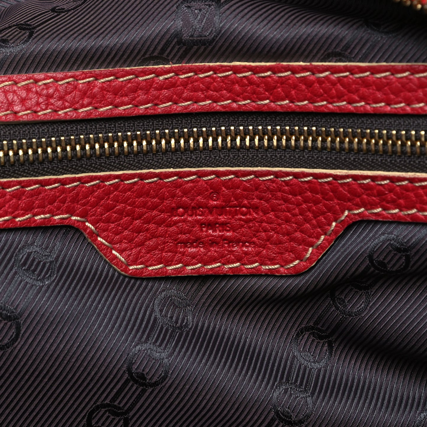 Tobago Leather Carryall Red