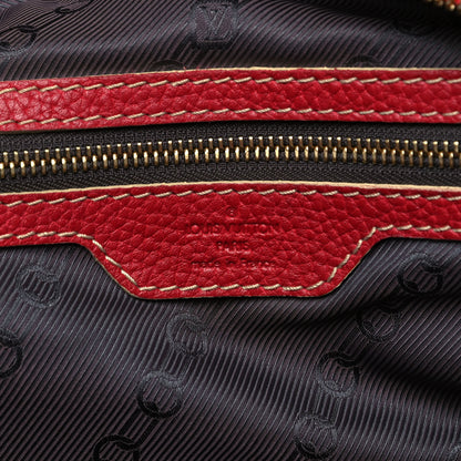Louis Vuitton Tobago Leather Carryall Red 8 of 11