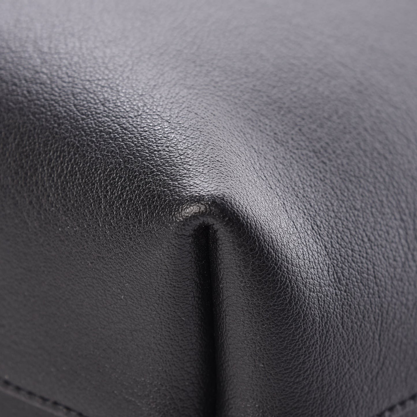 Calfskin Medium Shopping Tote Black