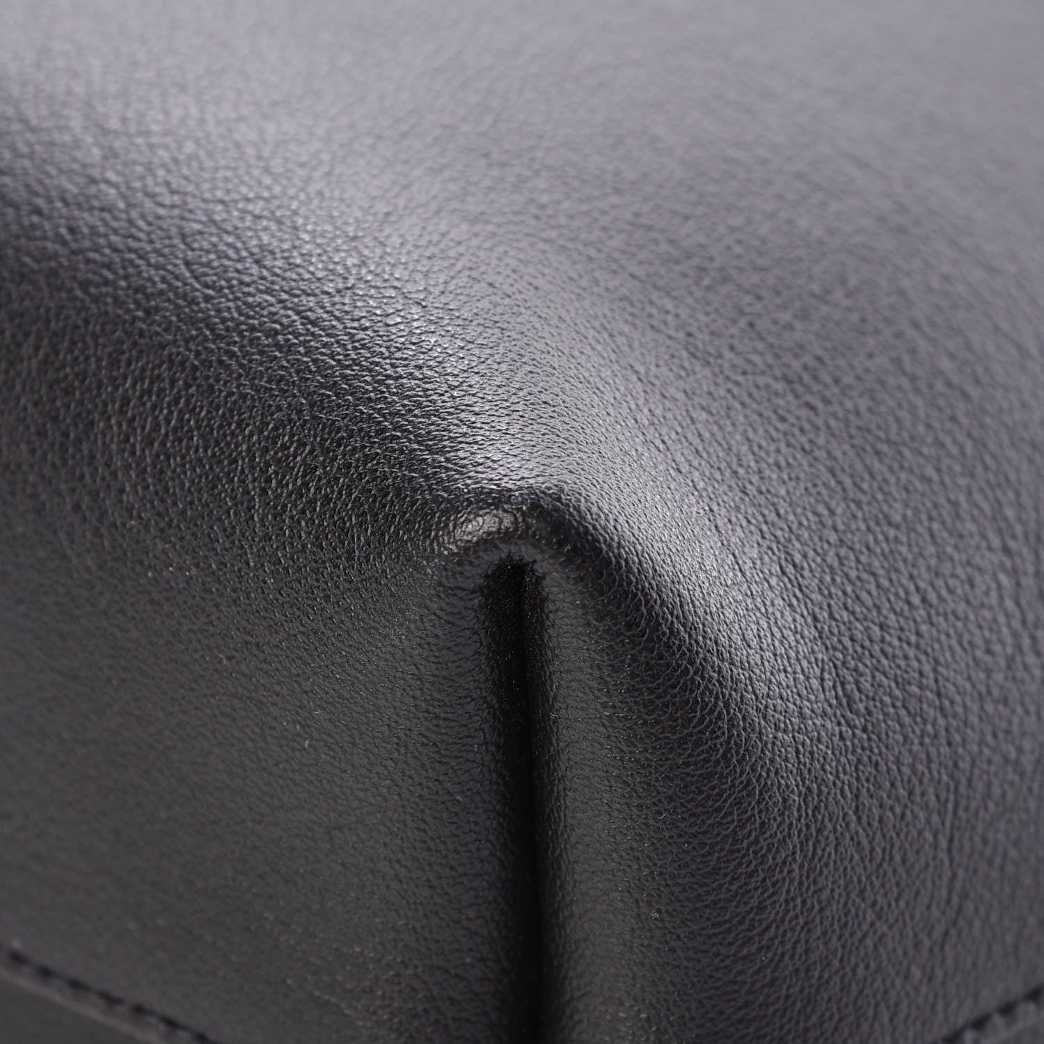 Saint Laurent Calfskin Medium Shopping Tote Black 10 of 10