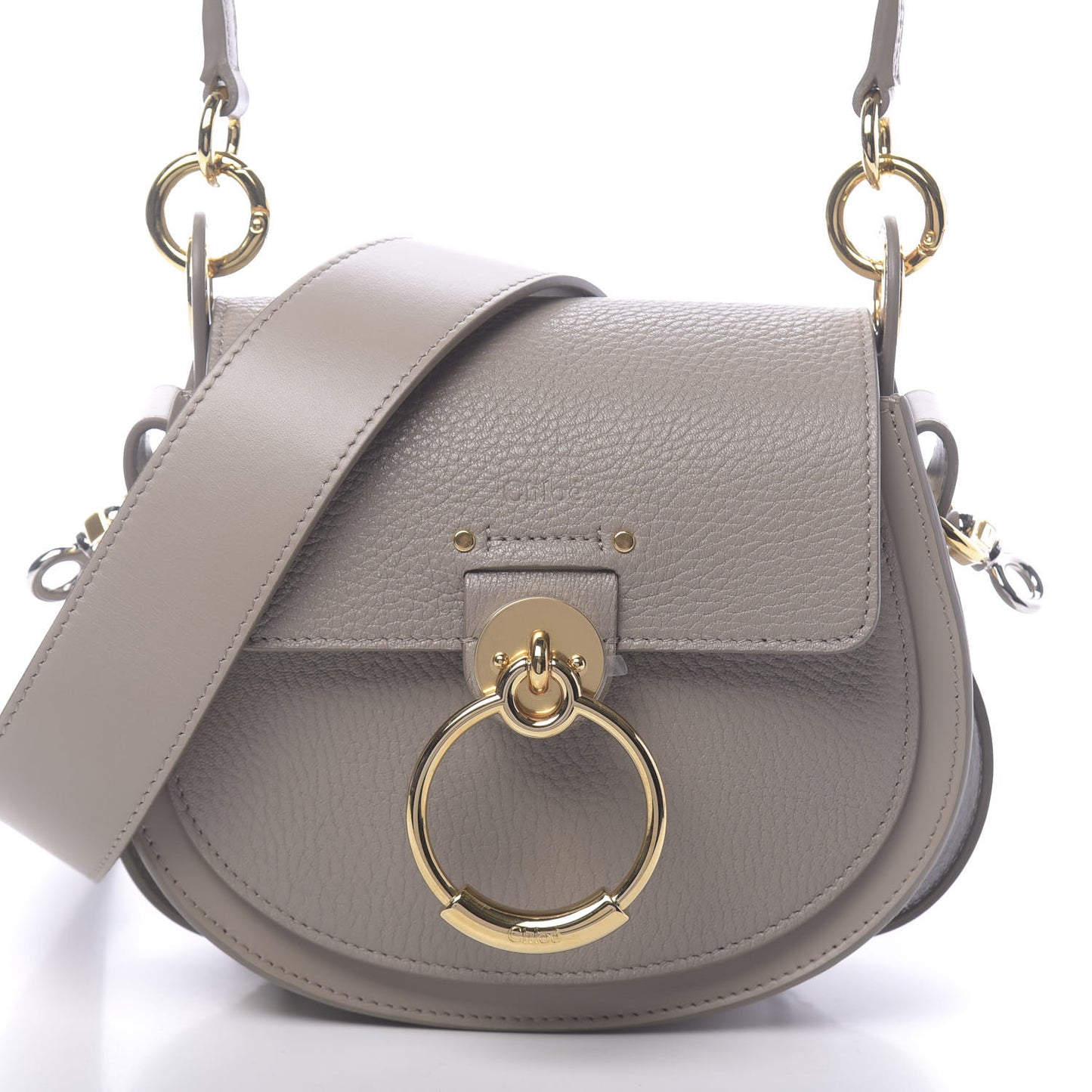 Calfskin Small Tess Bag Motty Grey