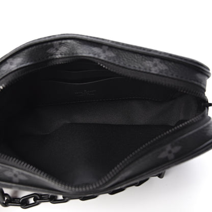 Louis Vuitton Monogram Eclipse Pochette Volga 5 of 10