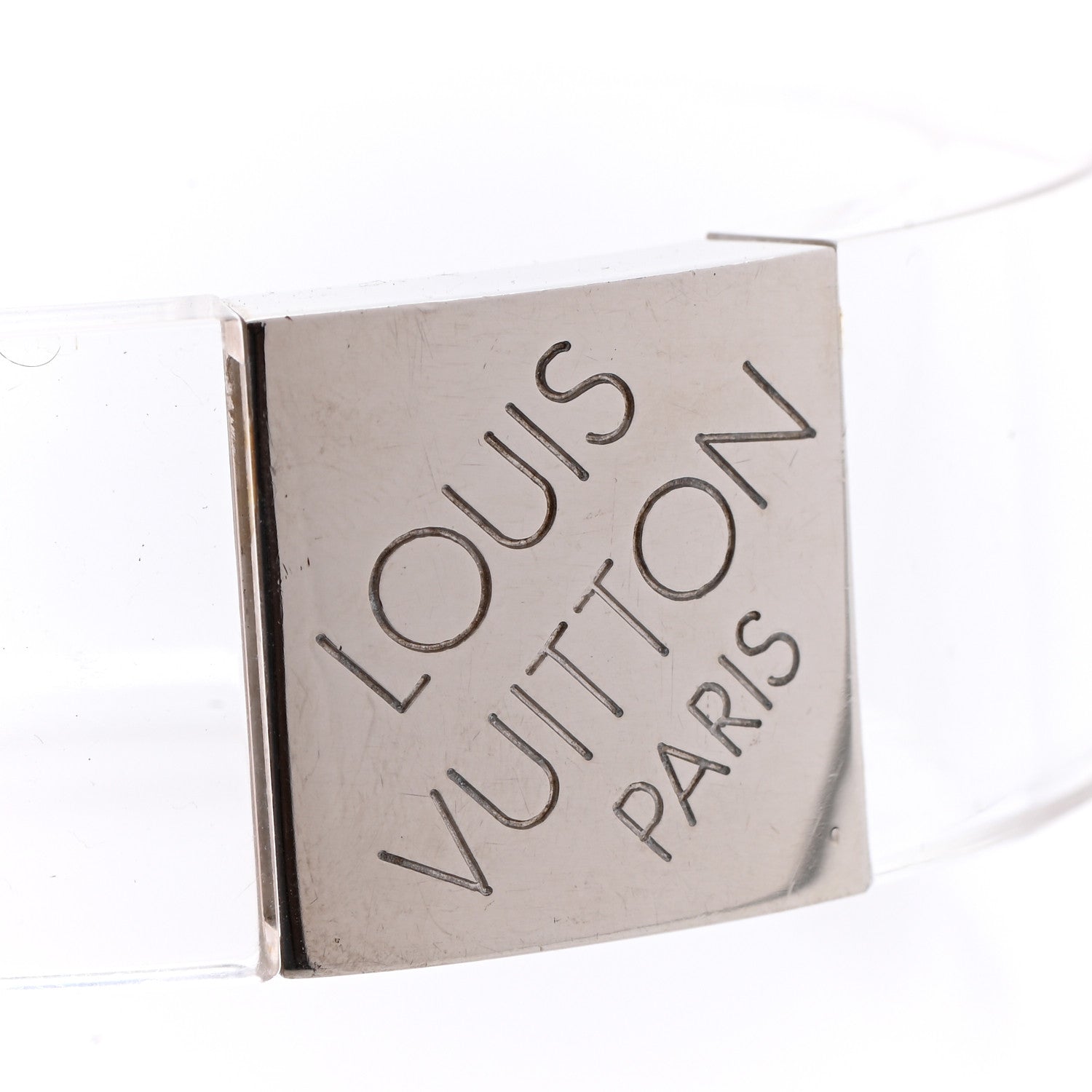 Louis Vuitton Transparent Plexiglass Nightclubber Bracelet MM Medium 4 of 4