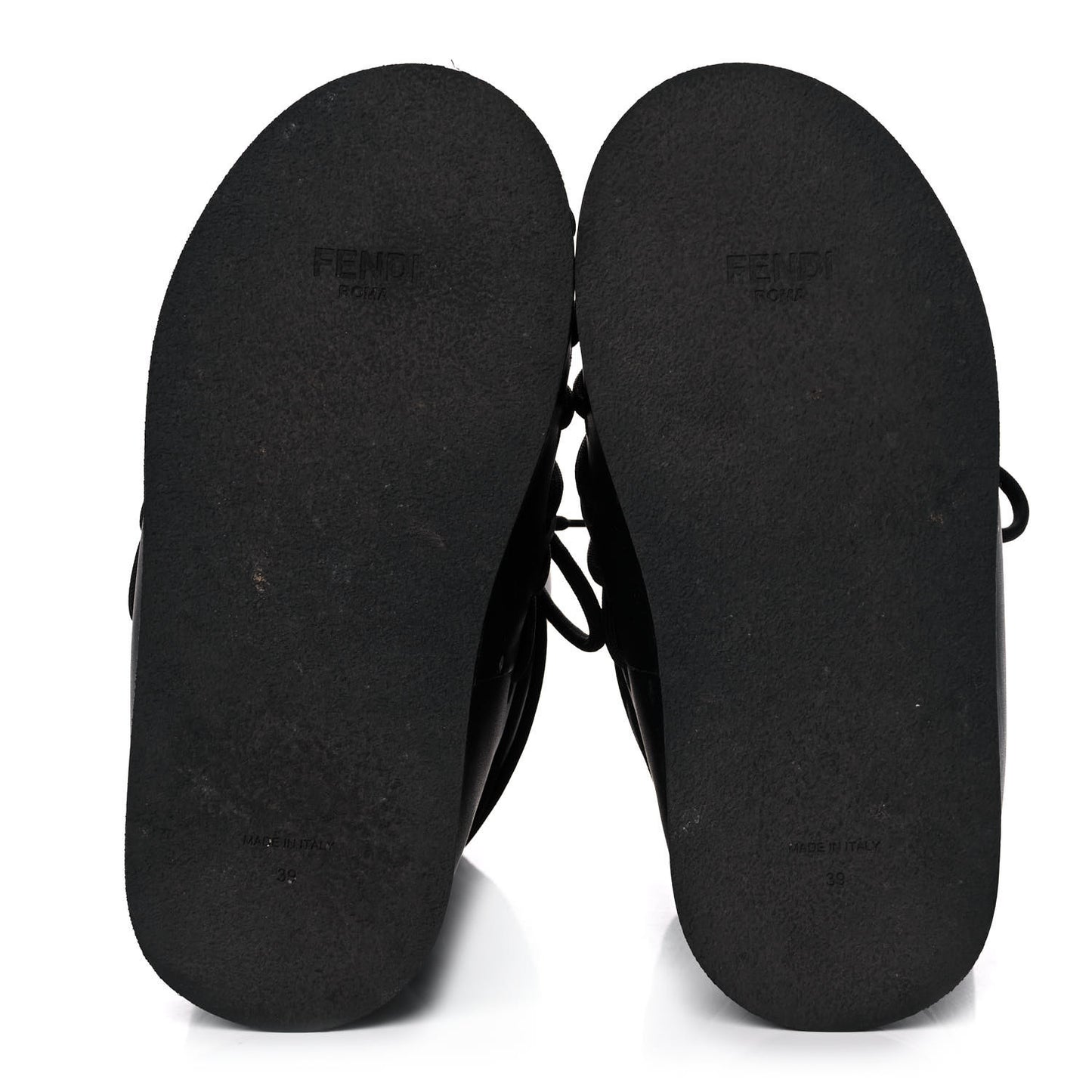 Nylon Rubber FF Moon Boots 39 Tobacco Black