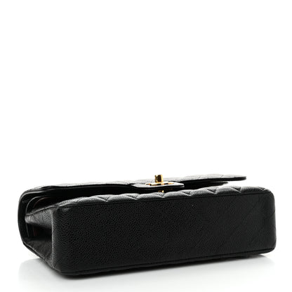 Chanel Caviar Quilted Medium Double Flap Black 4 of 13