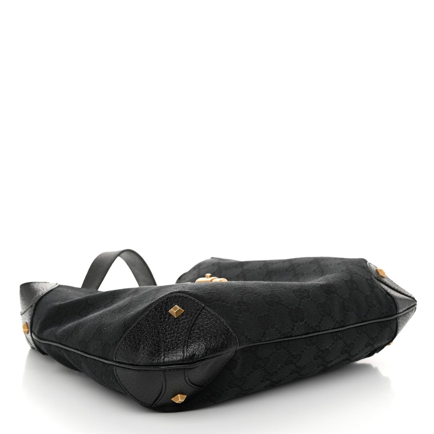 Monogram Piston Lock Jackie O Hobo Black