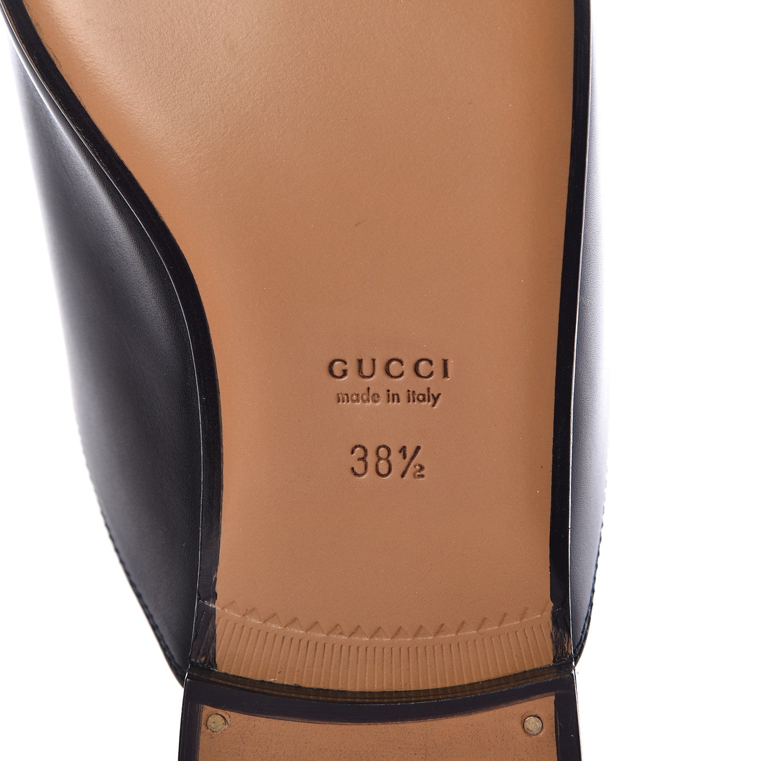 Gucci Calfskin Flower Embroidered Princetown Slippers 38.5 Black 7 of 9