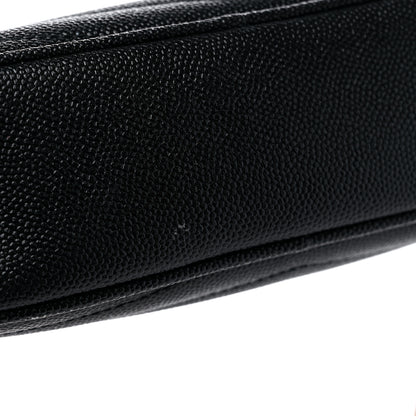 Saint Laurent Grain De Poudre Matelasse Monogram Mini Lou Camera Bag Black 9 of 13