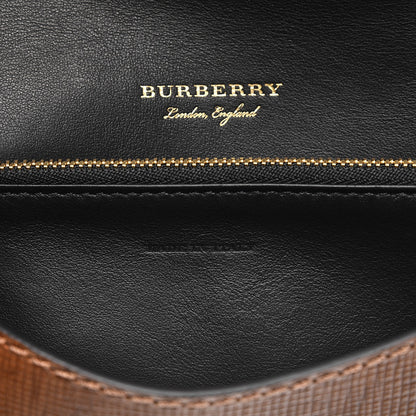 Burberry House Check Bridle Calfskin Small Madison Buckle Bag Tan 7 of 7