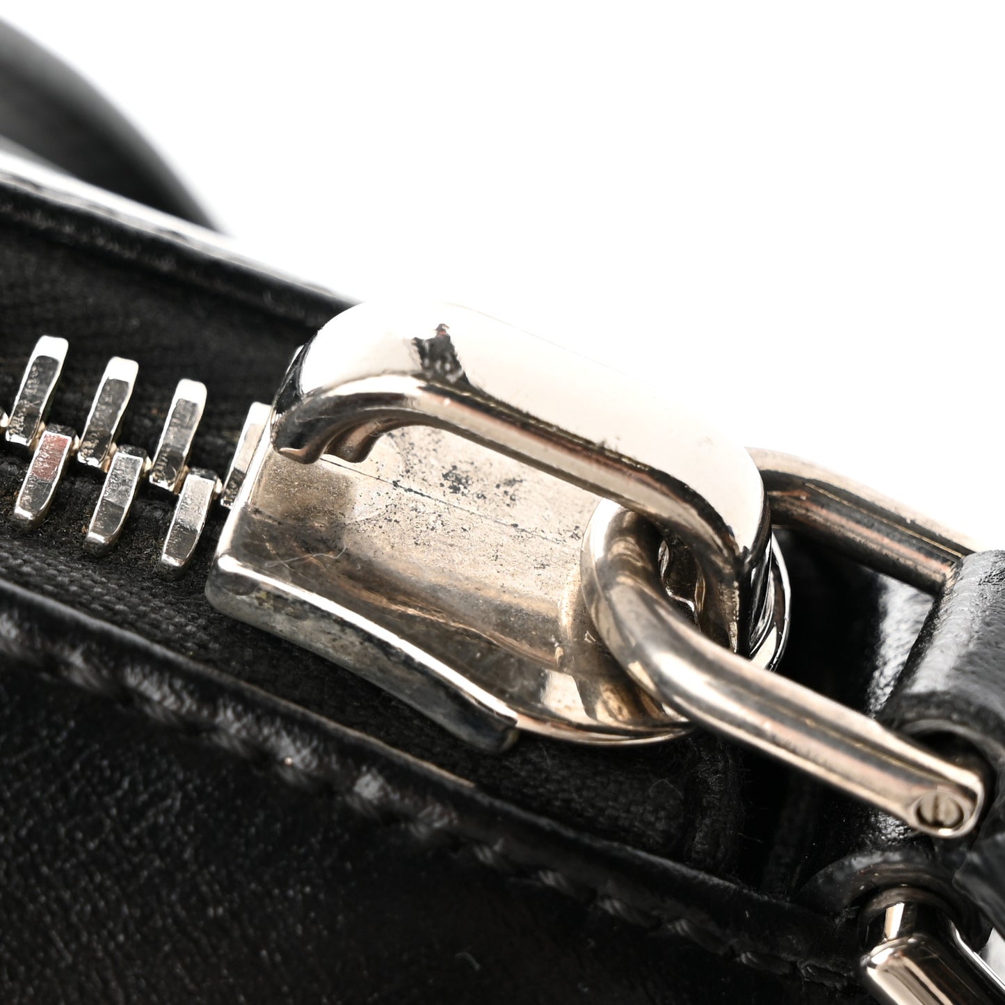 Shiny Lord Calfskin Small Antigona Black