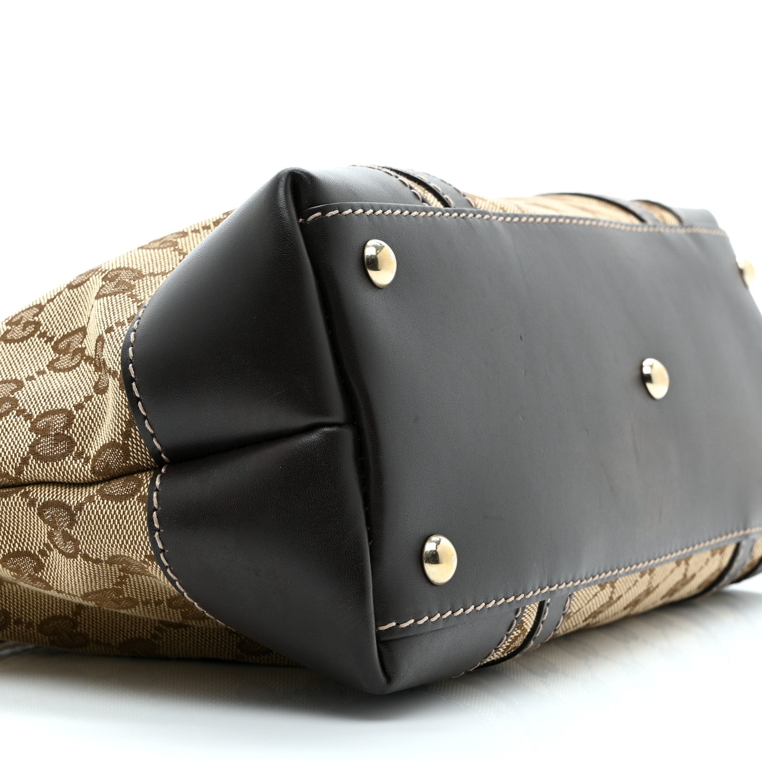 Gucci Monogram Small Lovely Heart Tote Dark Brown 10 of 11