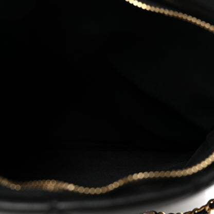Chanel Calfskin Quilted Fold Over Clutch Black 5 of 11