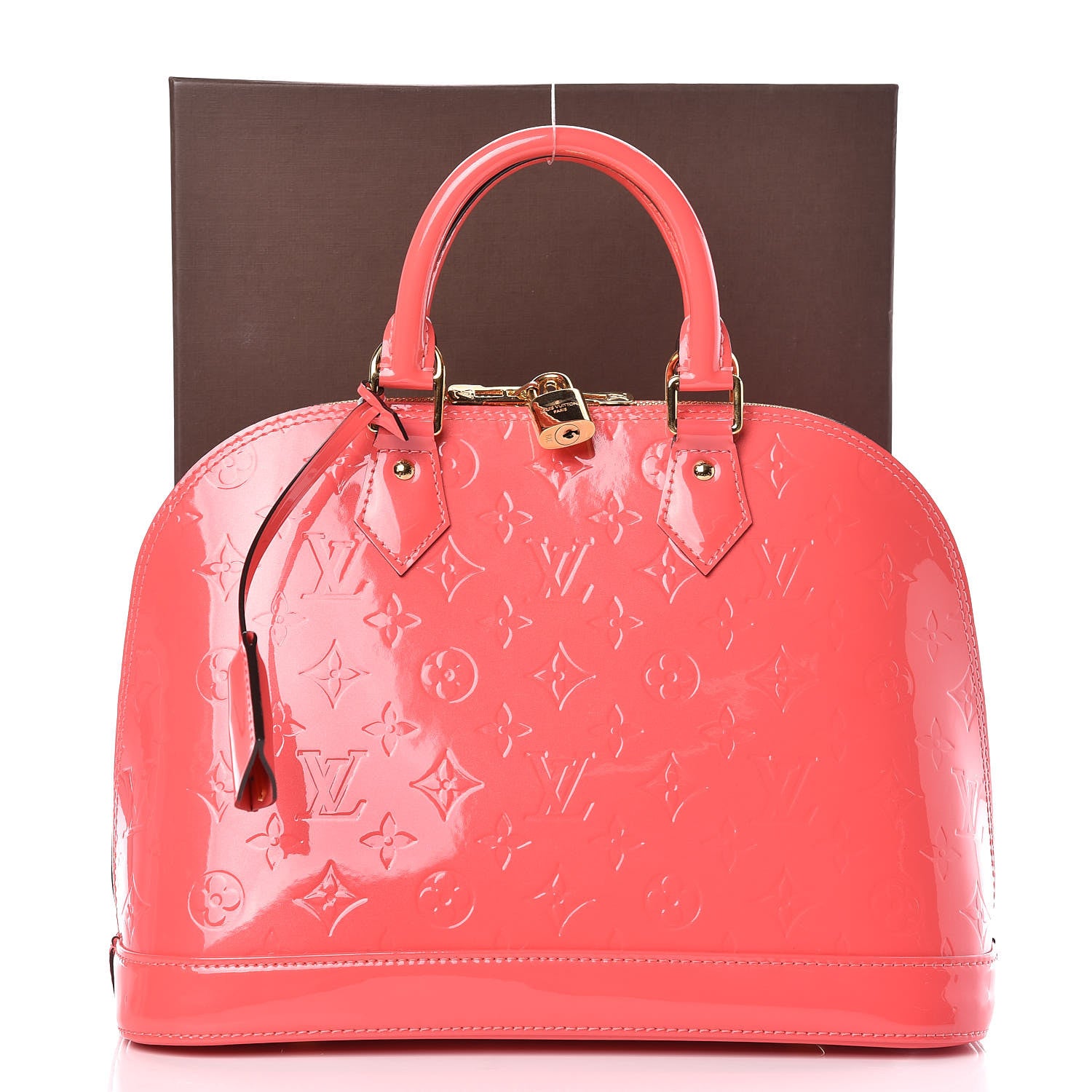 Louis Vuitton Vernis Alma PM Rose Litchi 11 of 11