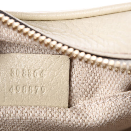 Gucci Pebbled Calfskin Small Soho Disco Bag Off White 7 of 9