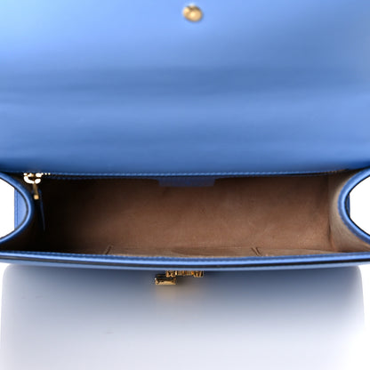 Gucci Calfskin Small Sylvie Shoulder Bag Clear Sky Blue 5 of 10