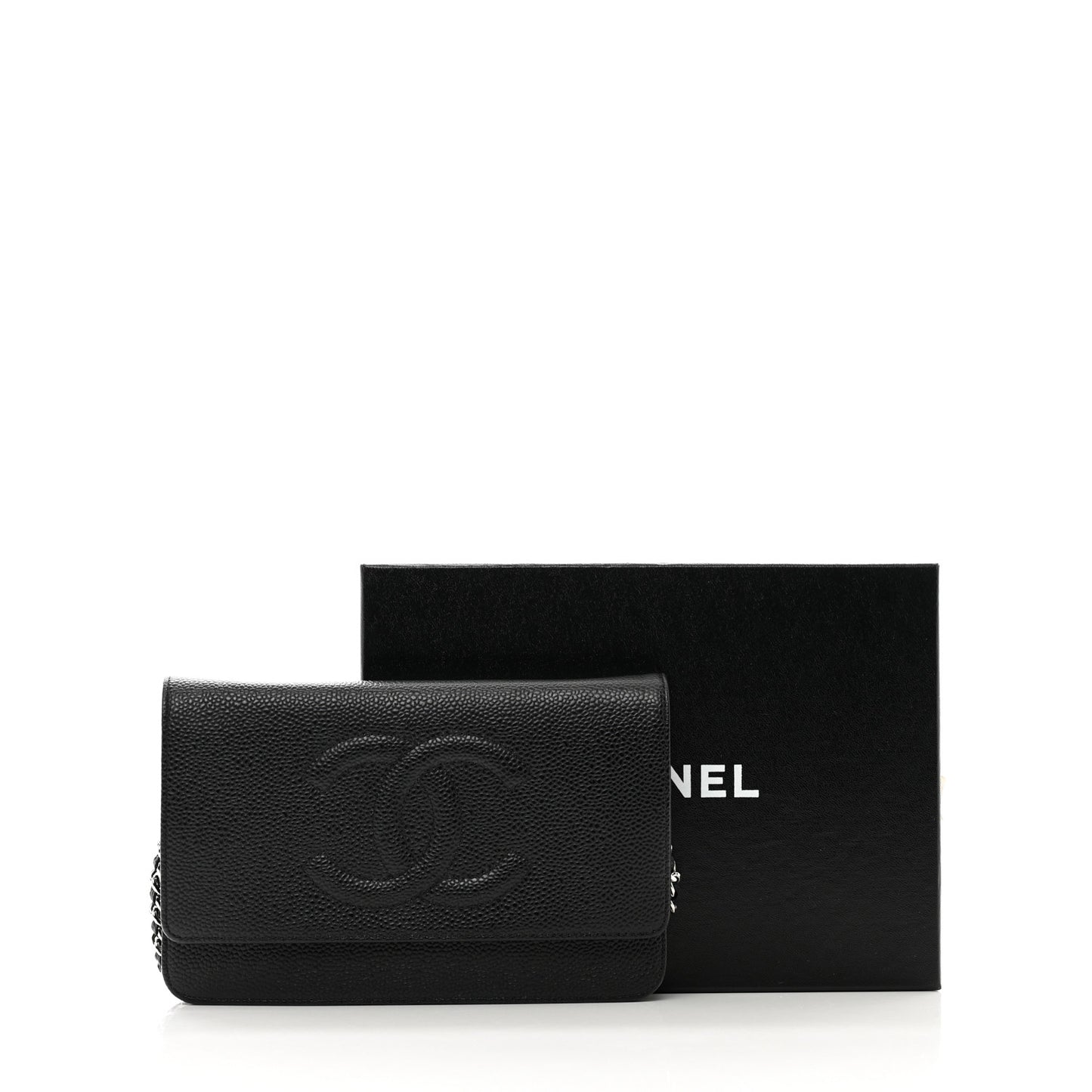 Caviar Timeless CC Wallet on Chain WOC Black