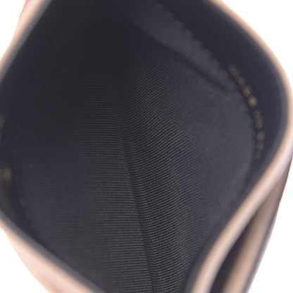 Chanel Caviar Quilted Filigree Card Holder Beige Black 5 of 9