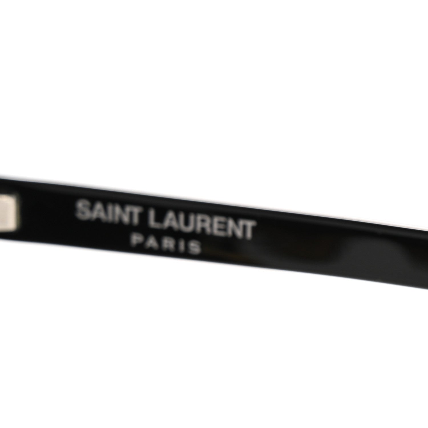 Saint Laurent Acetate Heart Frame Loulou SL181 Sunglasses Black White Havana 8 of 10