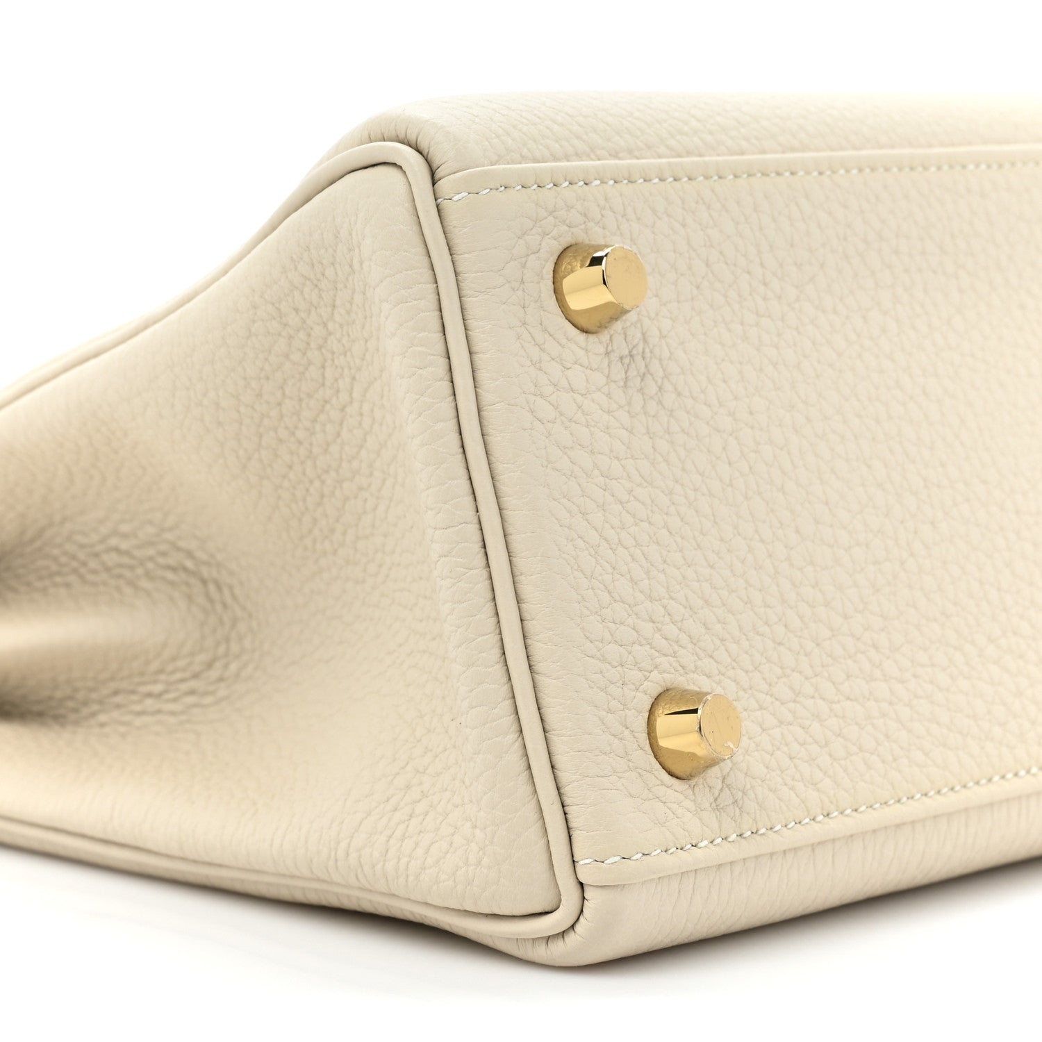 Hermes Togo Kelly Retourne 25 Craie 8 of 8