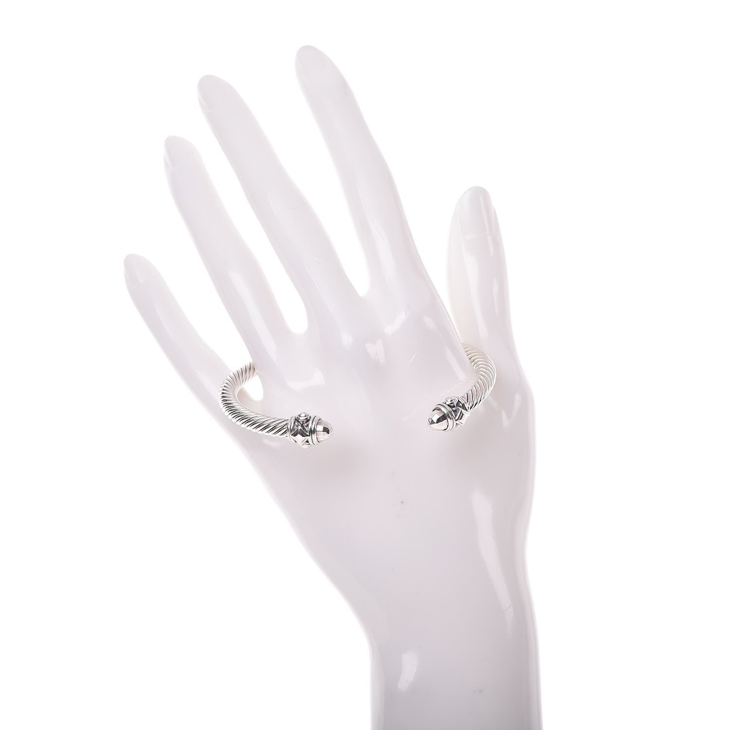 David Yurman Sterling Silver 5mm Renaissance Bracelet 2 of 3