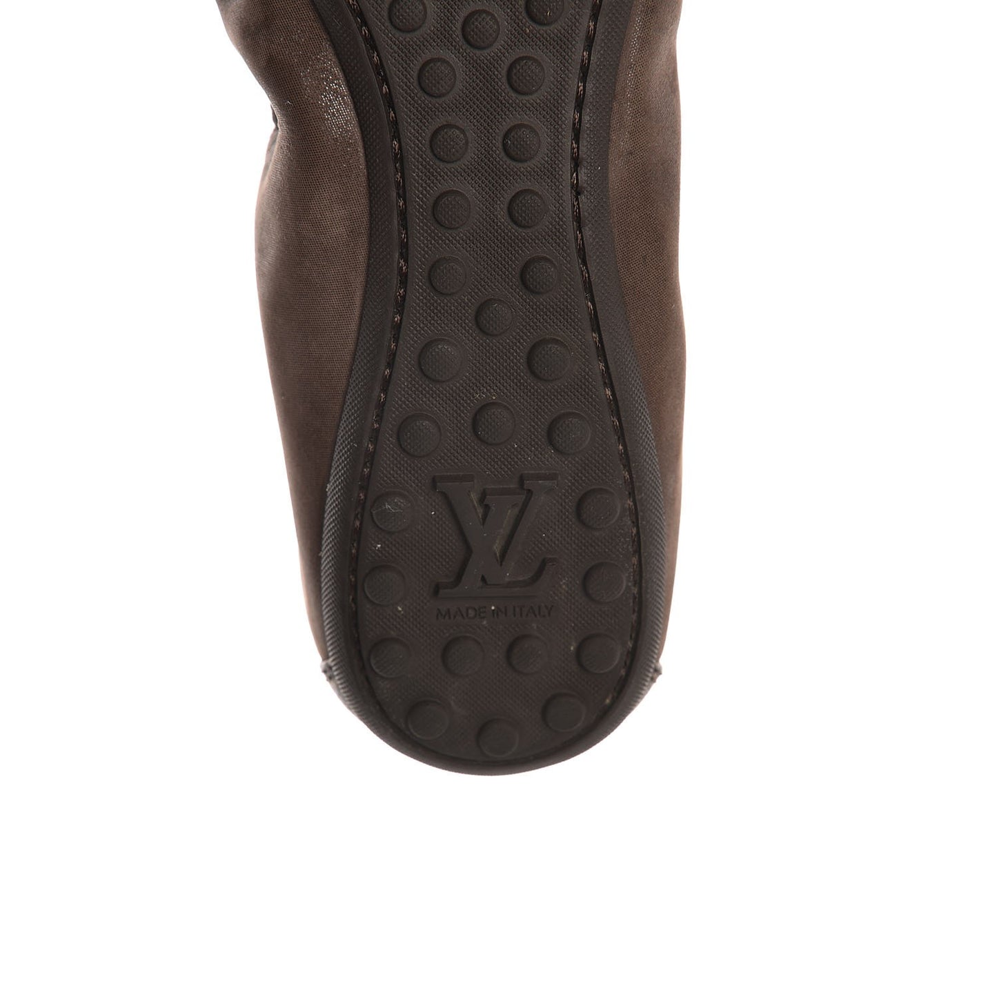Monogram Suede Lucky Ballerina Flats 36.5 Brown