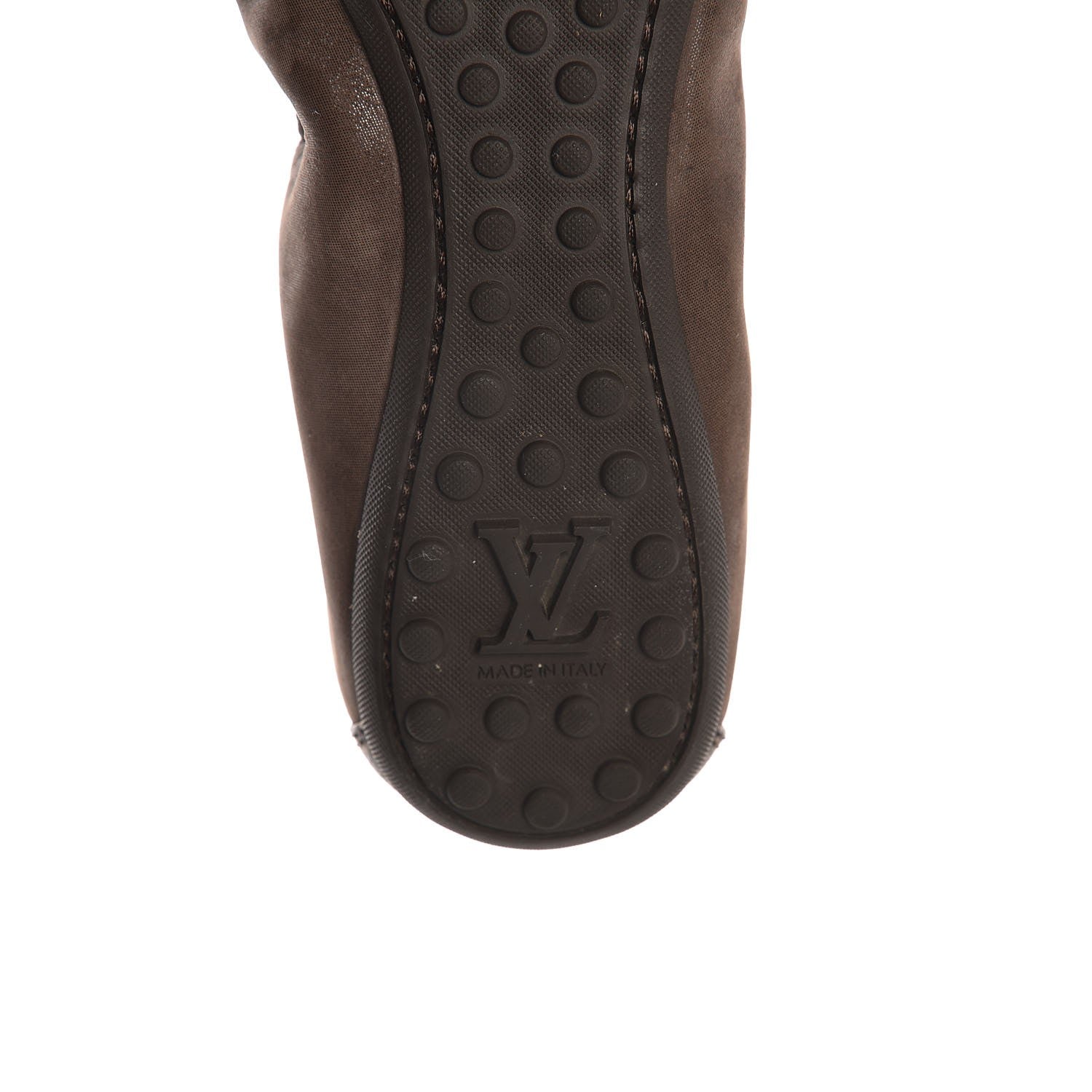 Louis Vuitton Monogram Suede Lucky Ballerina Flats 36.5 Brown 6 of 7