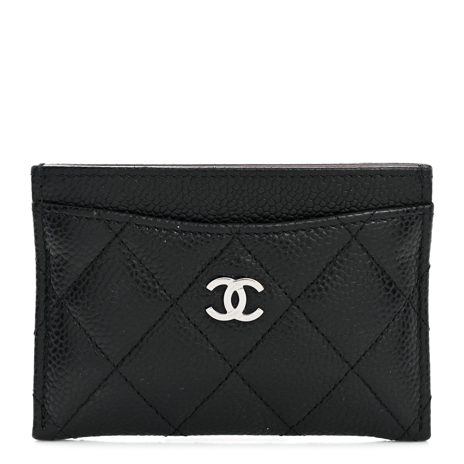 Chanel Caviar Quilted Card Holder Black 1 of 9