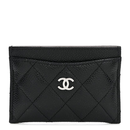 Chanel Caviar Quilted Card Holder Black 1 of 9
