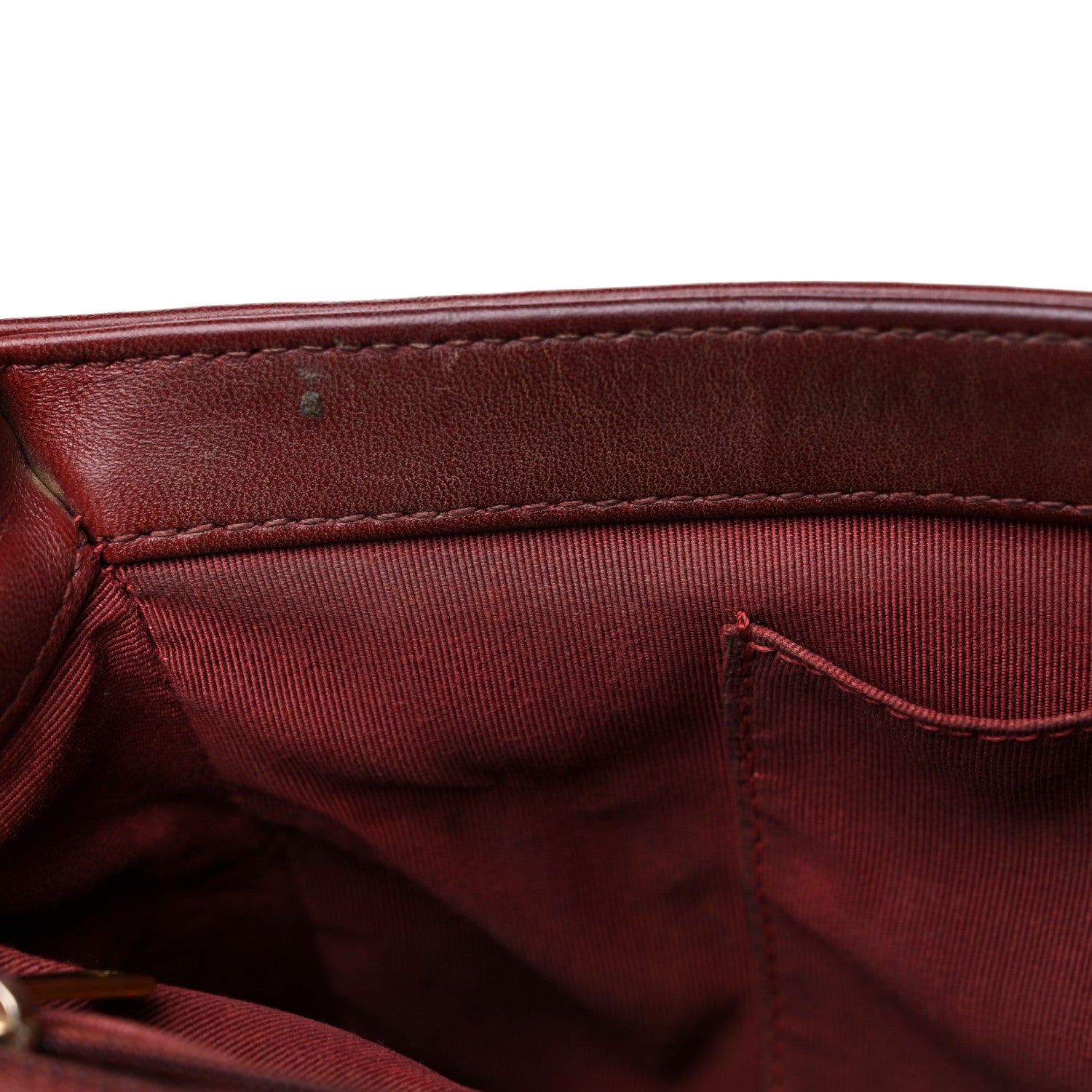 Chanel Lambskin Quilted New Medium Boy Flap Dark Red 13 of 20