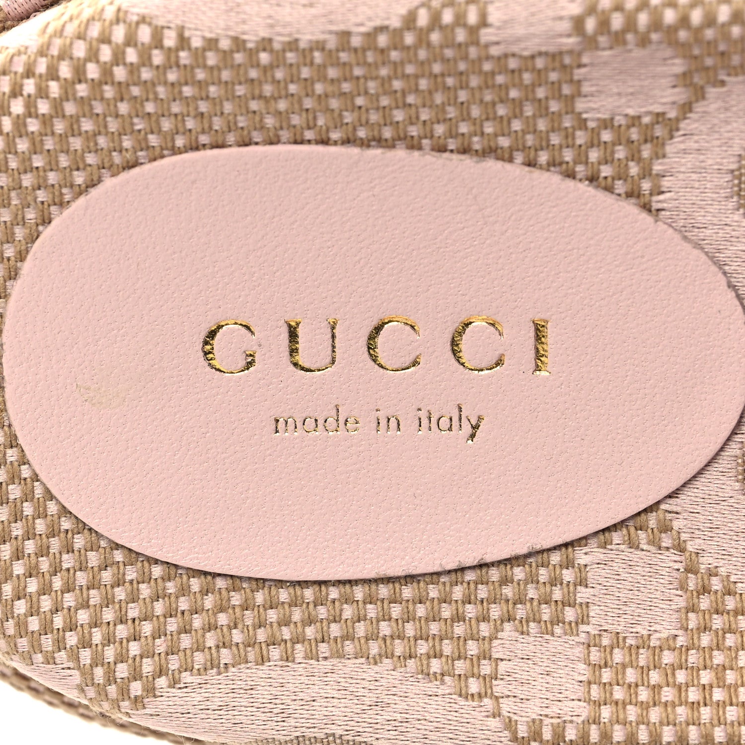 Gucci Monogram Jumbo GG Angelina Platform 55mm Slide Sandals 38.5 Beige Perfect Pink 8 of 8
