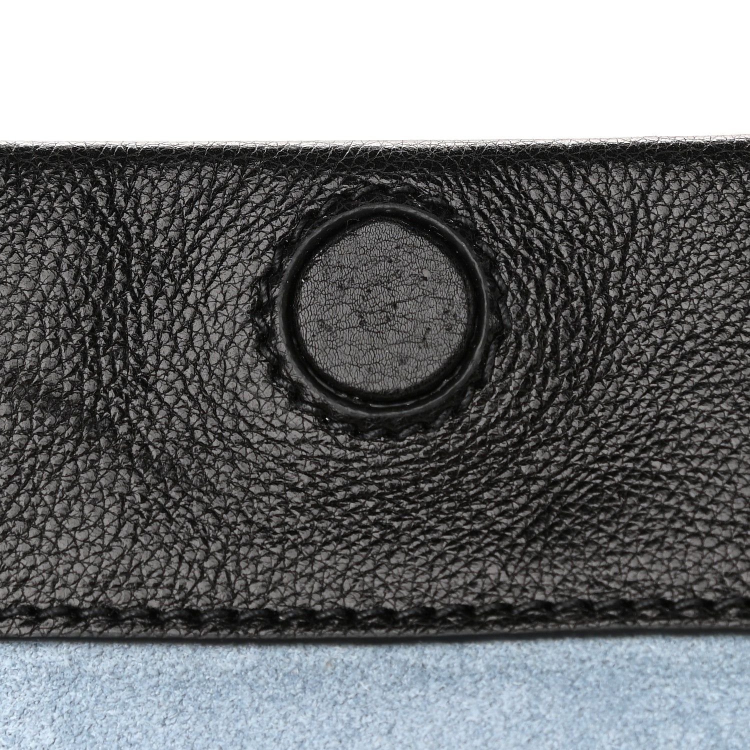 Prada Glace Calfskin Studded Etiquette Flap Black 9 of 9