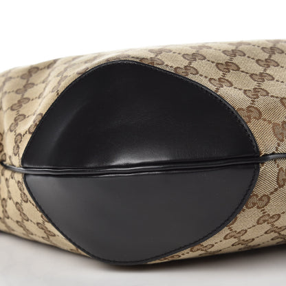 Gucci Monogram Medium Patti Stud Hobo Black 5 of 10