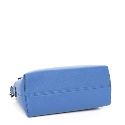 Fendi Vitello Dolce Mini By The Way Boston Bag Blue Royal 3 of 9