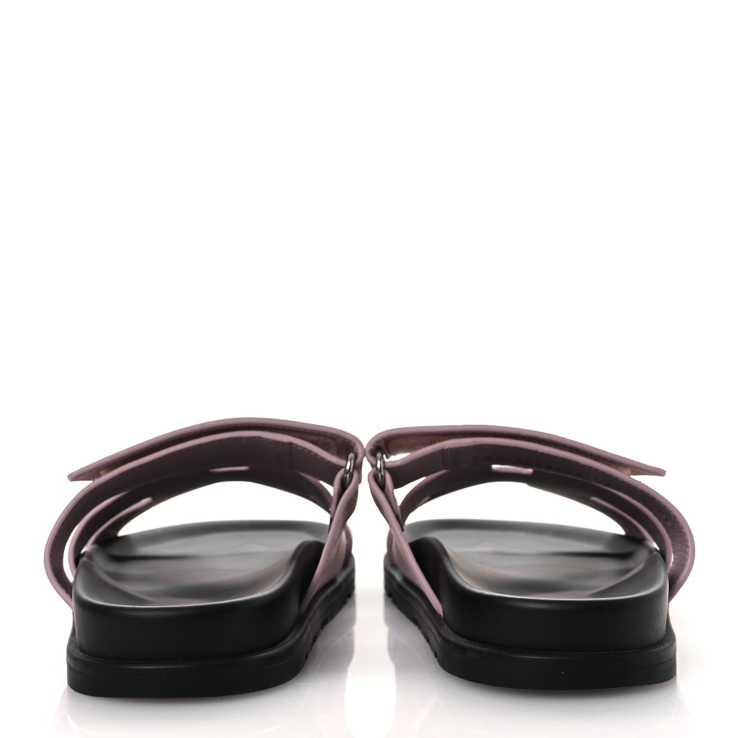 Hermes Calfskin Womens Chypre Sandals 38 Rose Cancan 6 of 12